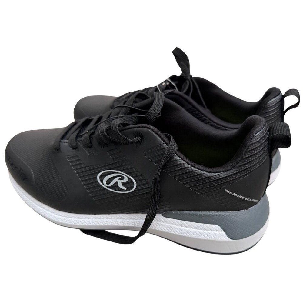 Rawlings Mens Black Coolflo Athletic Turf Shoes Size 8D Baseball Man Made NWOB - Picture 2 of 11